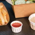 4 Aces Recyclable Paper Sauce Pots Small 1oz (250 Pack) - Image 5