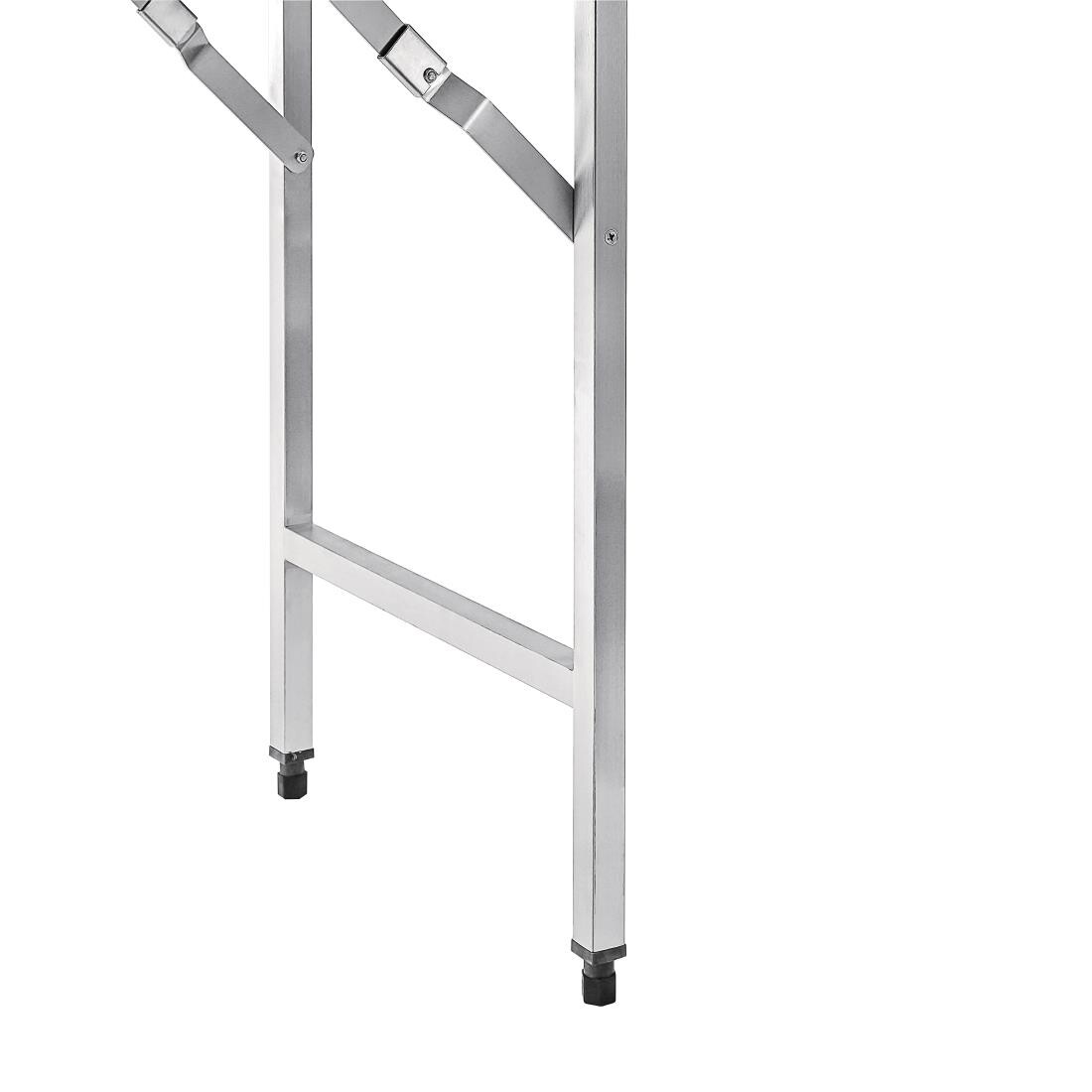 Vogue Stainless Steel Folding Table 1800mm