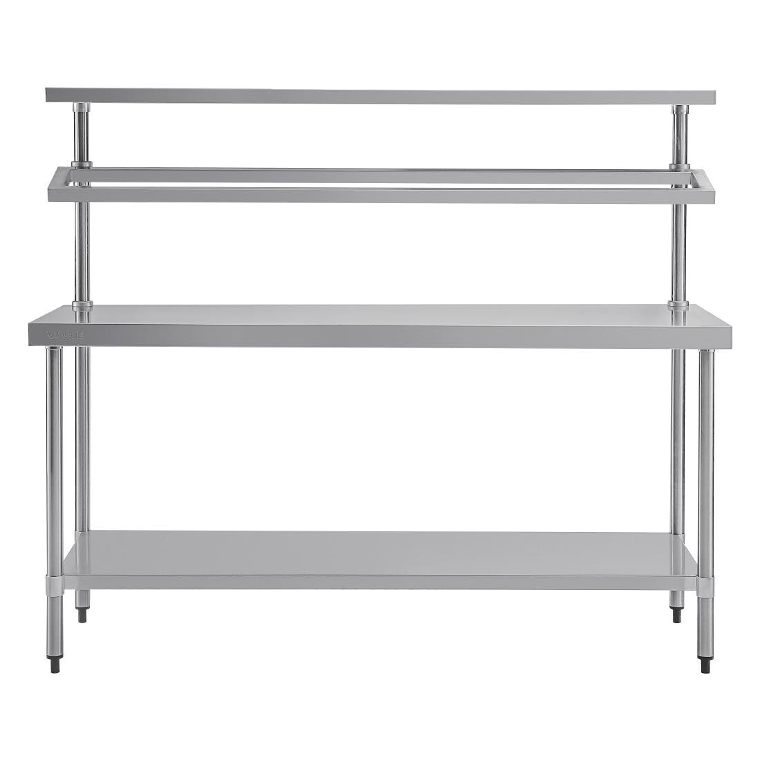 Vogue Stainless Steel Prep Station with Gantry Large