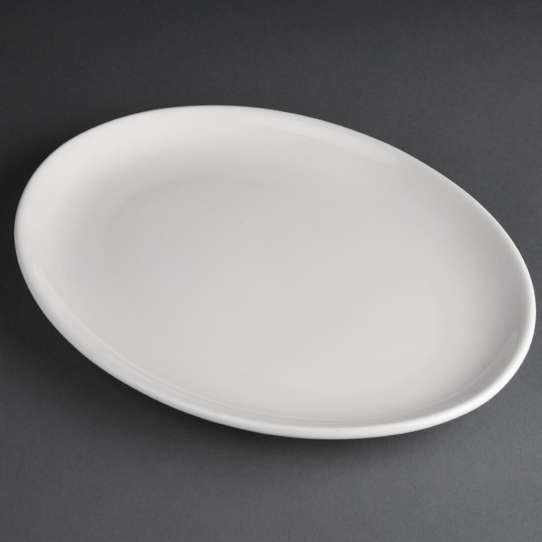 Athena Hotelware Oval Coupe Plates 254 x 197 mm