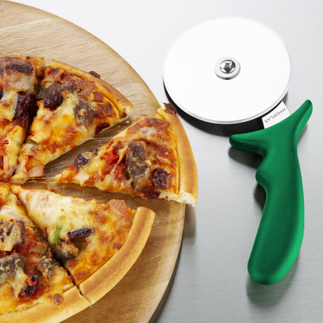 Vogue Pizza Wheel Green 4"
