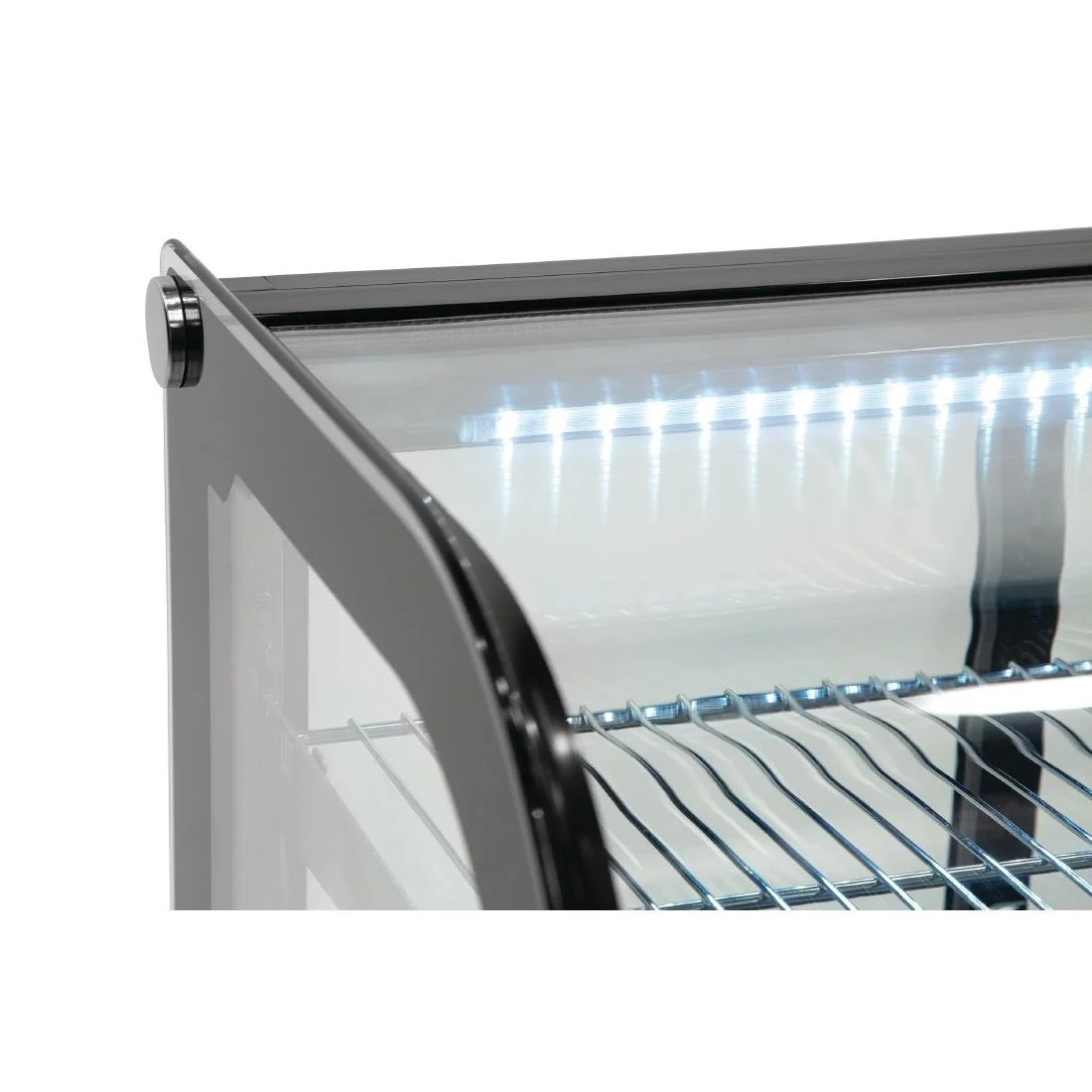 Polar G-Series Energy Efficient Countertop Food Display Fridge Black 160Ltr - Image 2