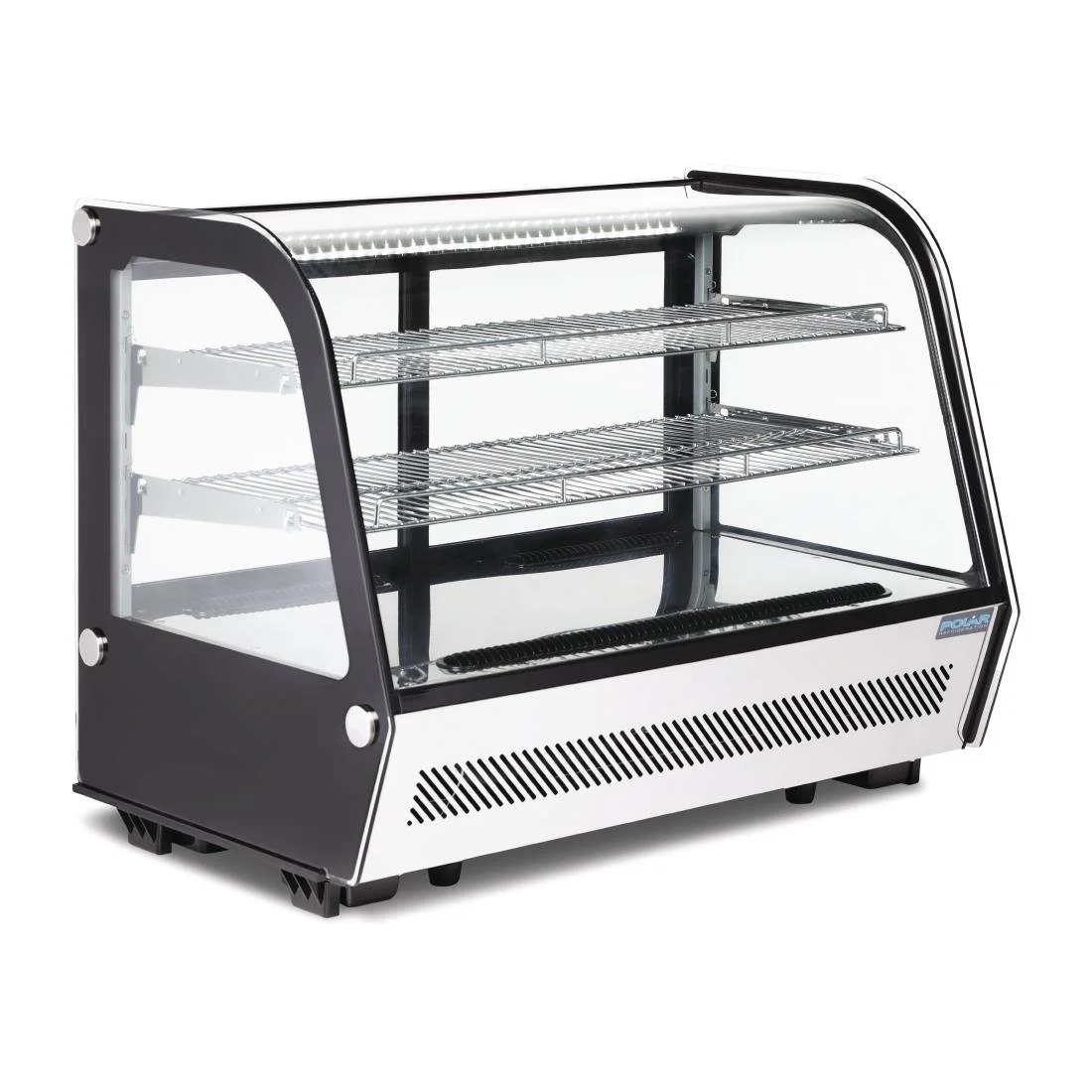 Polar G-Series Energy Efficient Countertop Food Display Fridge Black 160Ltr - Image 1