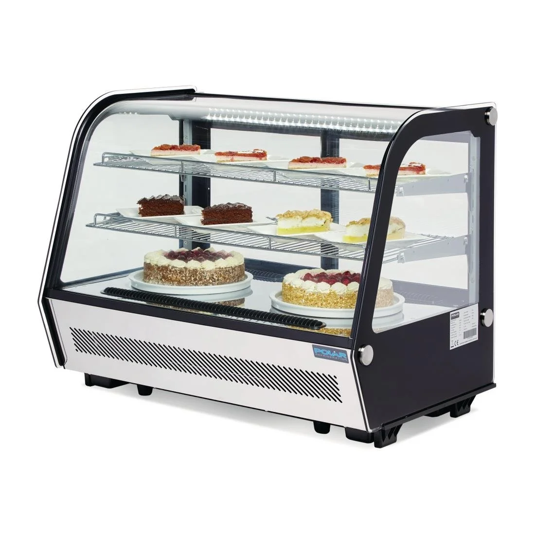 Polar G-Series Energy Efficient Countertop Food Display Fridge Black 160Ltr - Image 11