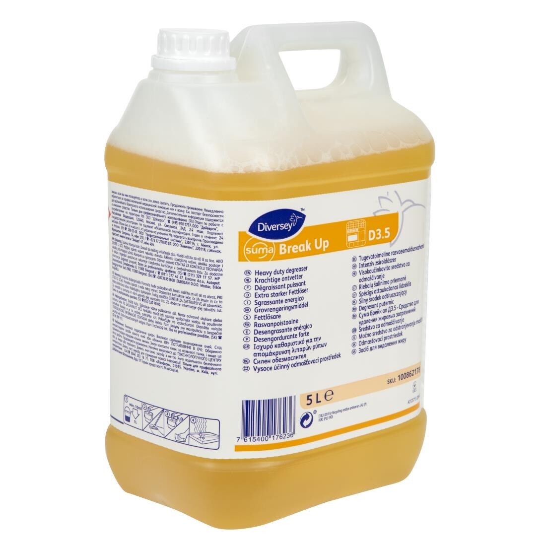 Suma Break Up D3.5 Heavy Duty Degreaser 5 Litre (Pack of 2)