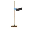 Jantex Wooden Broom Head Stiff Bassine 12in