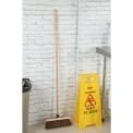 Jantex Wooden Broom Head Stiff Bassine 12in