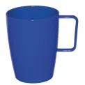 Kristallon Polycarbonate Handled Beakers Blue 284ml - Image 1