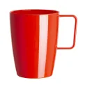 Kristallon Polycarbonate Handled Beakers Red 284ml - Image 1