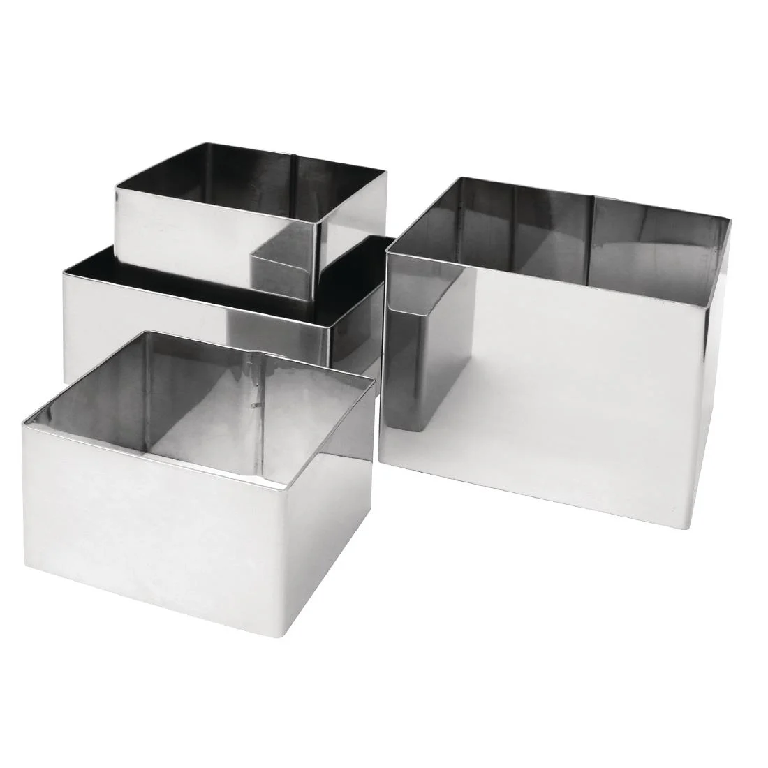 Vogue Square Mousse Rings 8x8cm Extra Deep