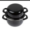 Olympia Mussel Pot Enamel Small