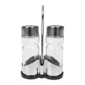 Salt and Pepper Cruet Set and Stand - Image 1