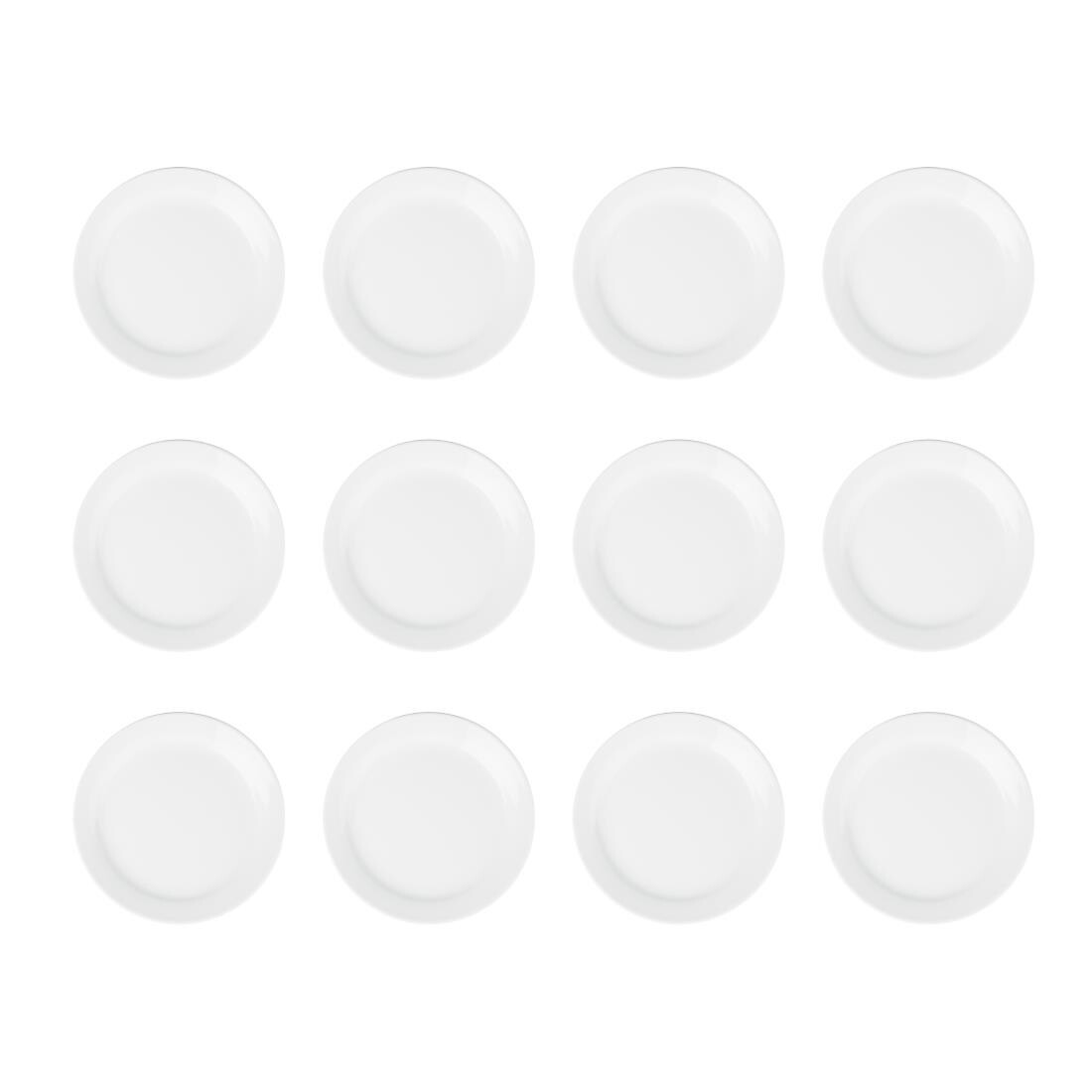 Athena Hotelware Narrow Rimmed Plates 165mm