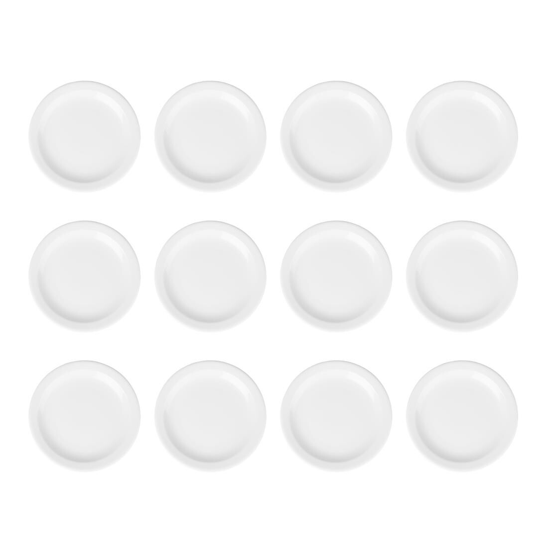 Athena Hotelware Narrow Rimmed Plates 205mm