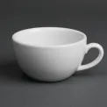 Royal Porcelain Classic White Cappuccino Cups 200ml - Image 1