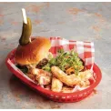 Fiesta Compostable Red Gingham Greaseproof Sheets 310x190mm (200 Pack) - Image 2
