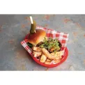 Fiesta Compostable Red Gingham Greaseproof Sheets 310x190mm (200 Pack) - Image 3