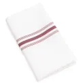 Bistro Table Napkins Burgundy Stripe - Image 1