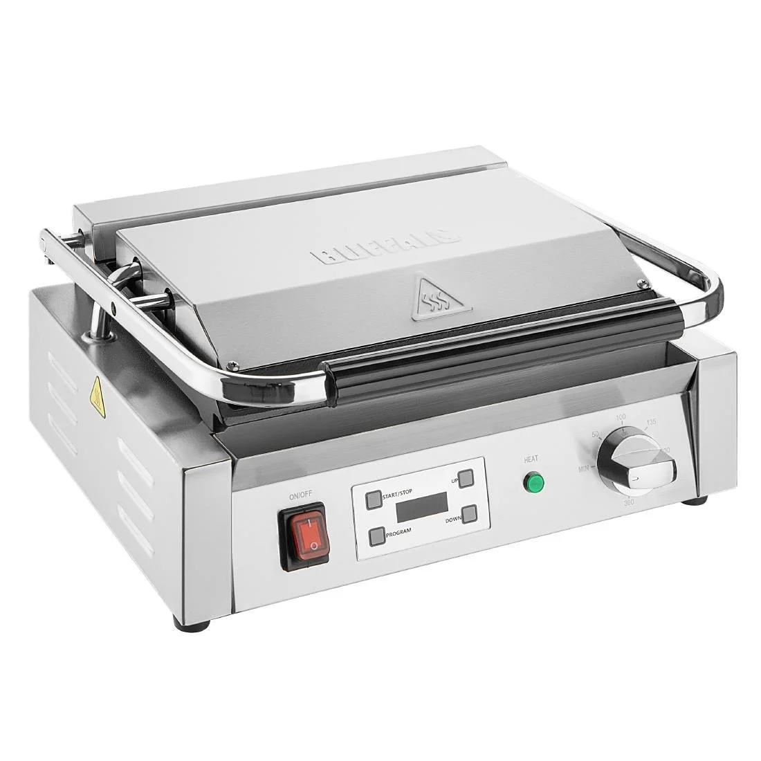 Buffalo Extra Large Contact Grill Ribbed & Flat Plate - Image 2