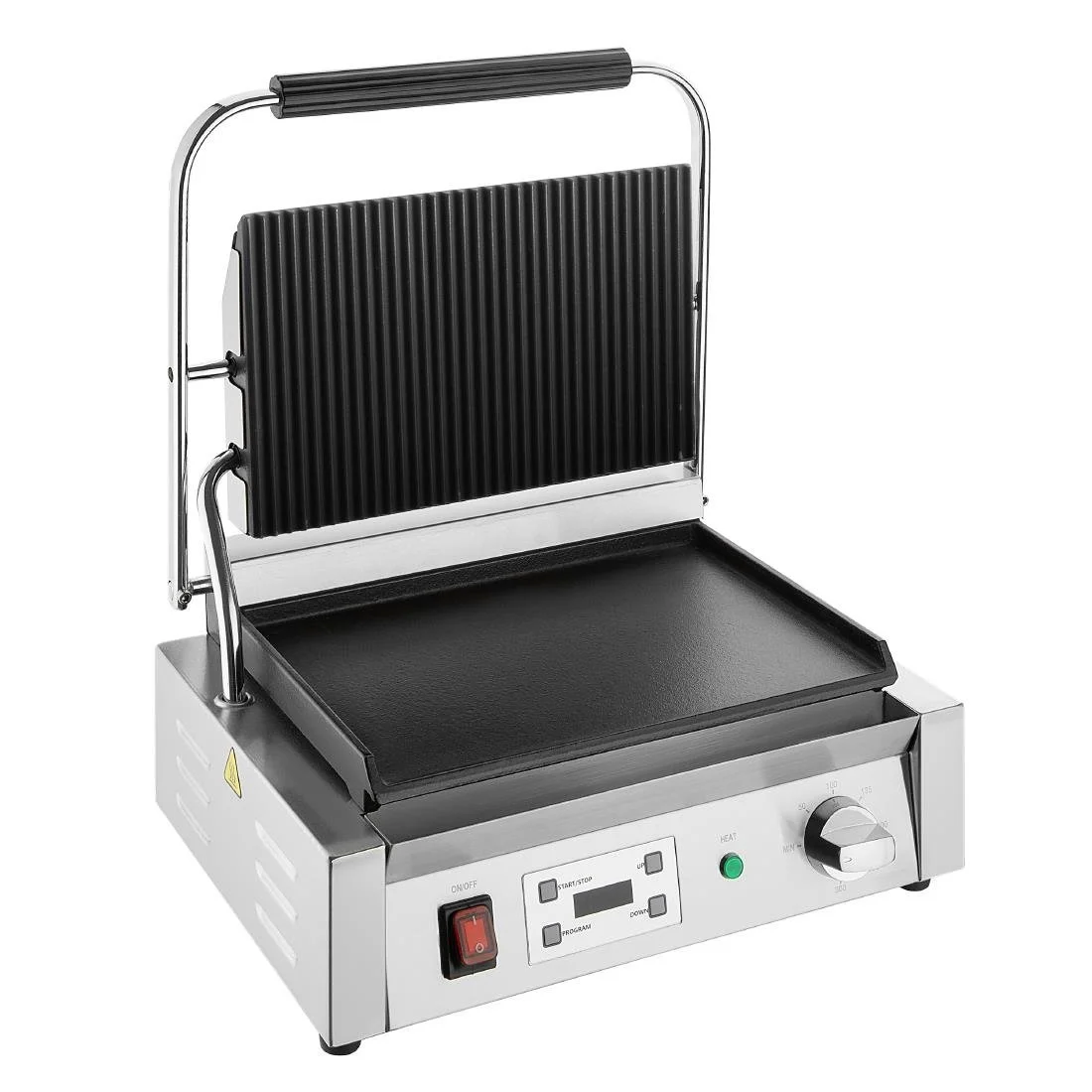Buffalo Extra Large Contact Grill Ribbed & Flat Plate - Image 4