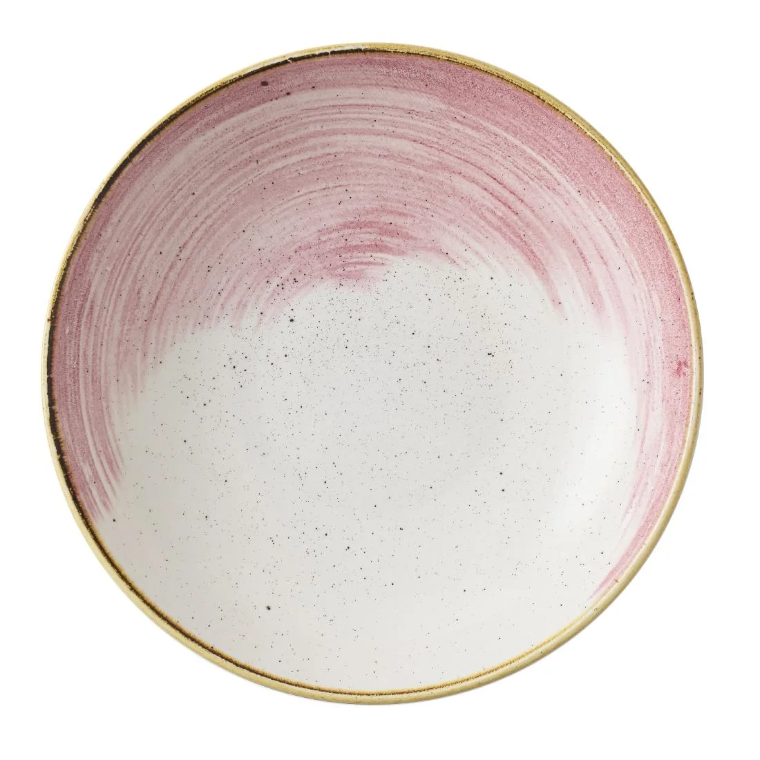 Churchill Stonecast Accents Evolve Coupe Bowls Petal Pink 248mm (12 Pack) - Image 1