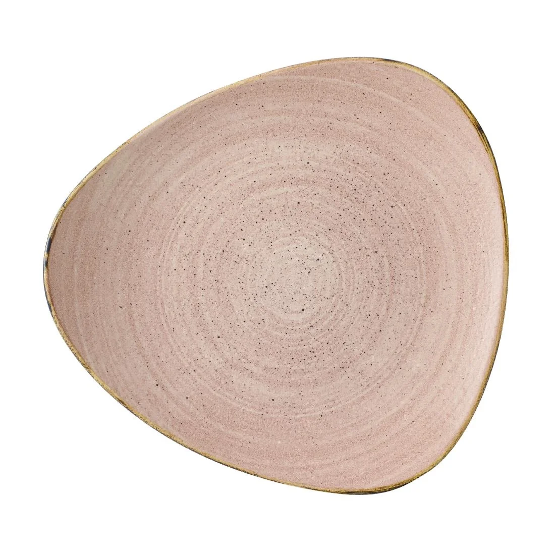 Churchill Stonecast Raw Terracotta Lotus Plates 254mm (12 Pack) - Image 1