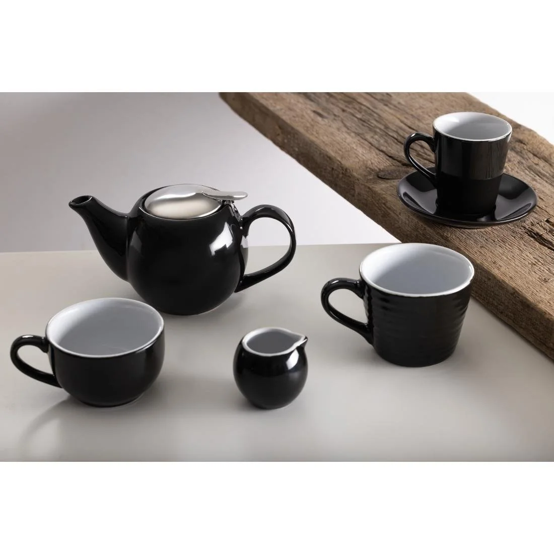 Olympia Cafe Teapot Black - Image 11