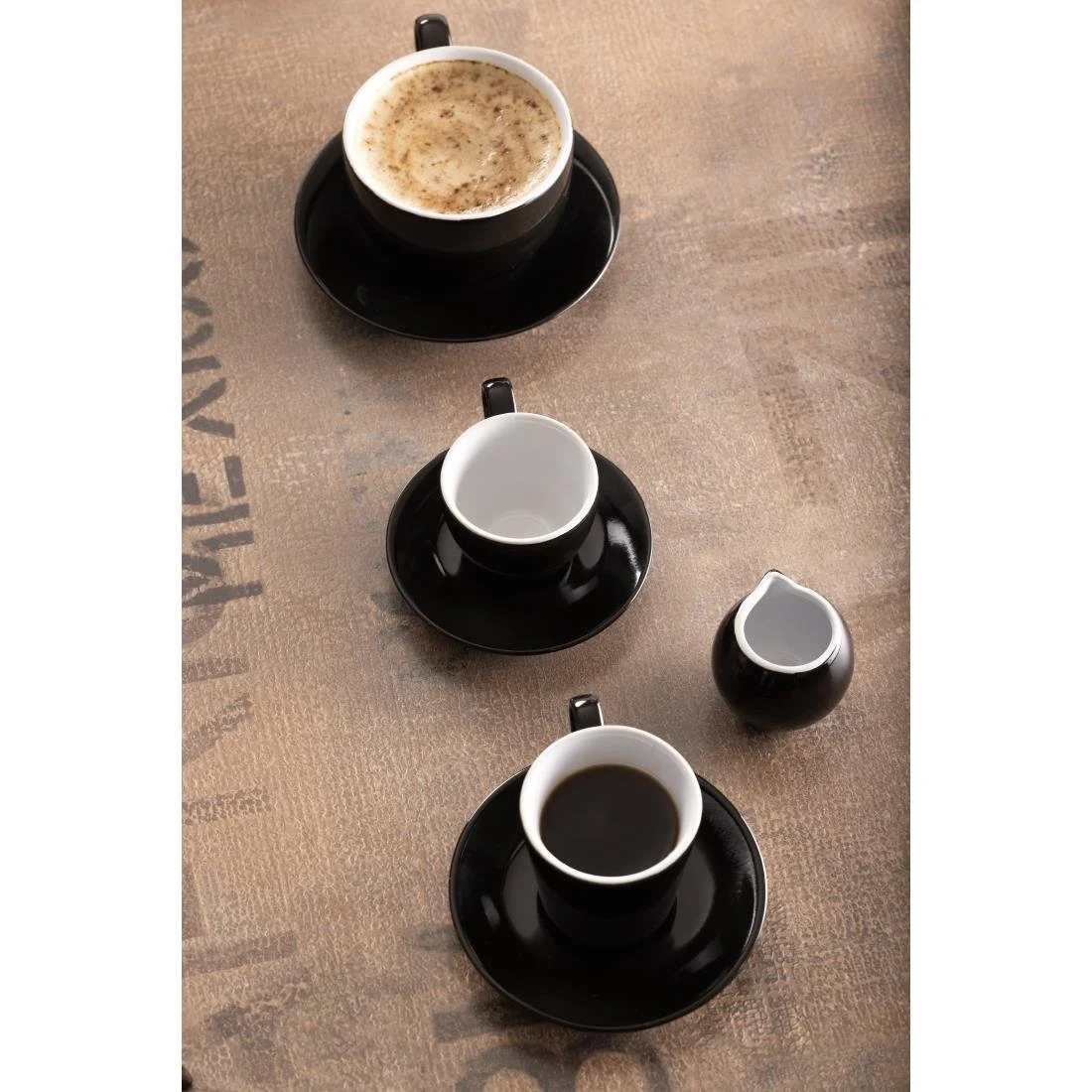 Olympia Cafe Espresso Cups Black 100ml (12 Pack) - Image 3