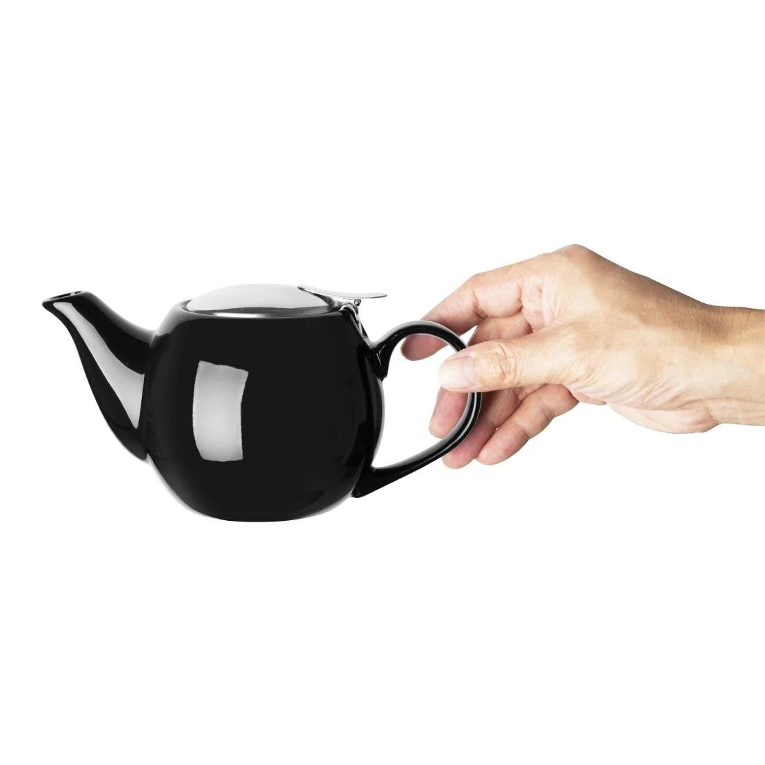 Olympia Cafe Teapot Black - Image 12