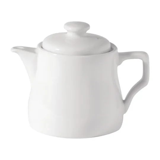 Utopia Titan Teapots White 460ml (6 Pack)