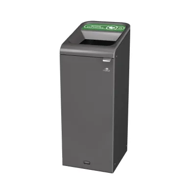 Rubbermaid Configure Container with Mixed Recycling Label Green