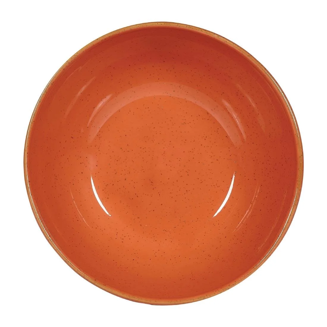 Churchill Stonecast Noodle Bowls Orange 37.8oz 183mm (6 Pack) - Image 1