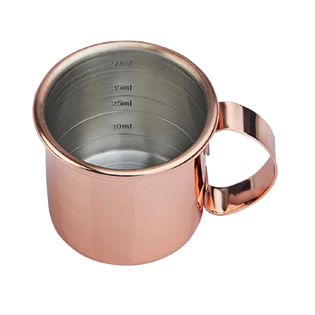 Beaumont Copper Straight Jigger 25/50ml - Image 1