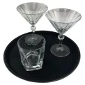 Beaumont Non-Slip Round Tray Black 280mm - Image 2