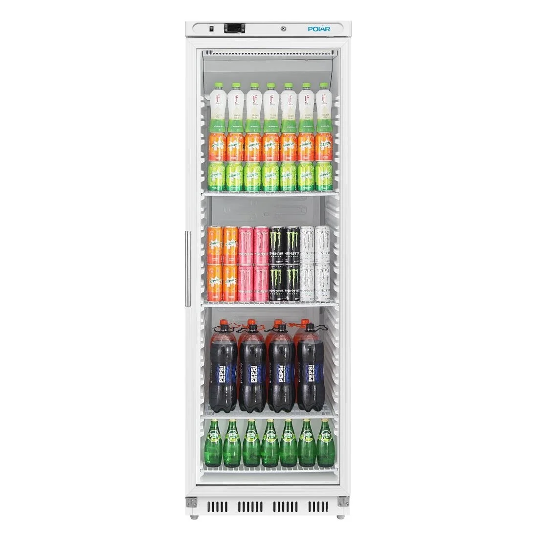 Polar C-Series Upright Display Fridge White 400Ltr - Image 11