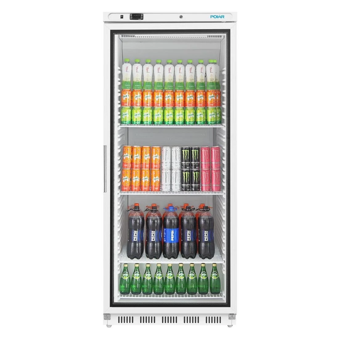 Polar C-Series Upright Display Fridge White 600Ltr - Image 11