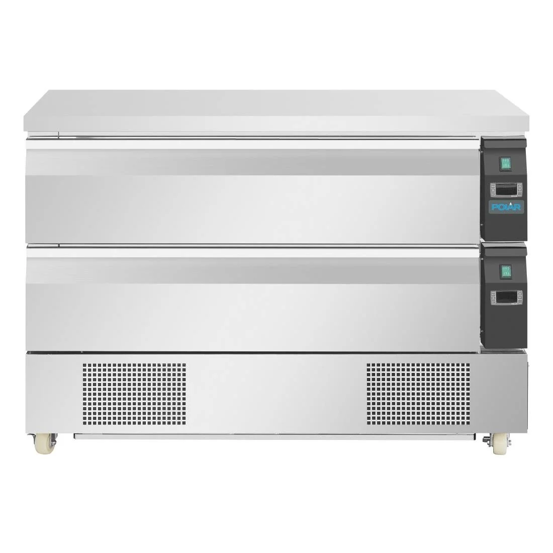 Polar U-Series Double Drawer Dual Temperature Counter Fridge Freezer 6xGN - Image 3