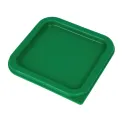 Cambro Camsquare Food Storage Container Lid Green (6 Pack) - Image 1