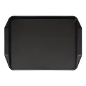 Cambro Polypropylene Handled Fast Food Tray Black 430mm - Image 1