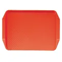 Cambro Polypropylene Handled Fast Food Tray Red 430mm - Image 1