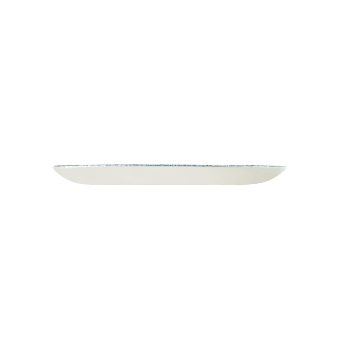 Churchill Studio Prints Raku Large Round Coupe Plate Topaz Blue 288mm