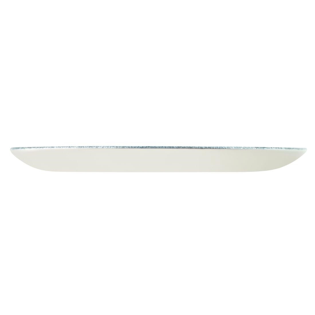 Churchill Studio Prints Raku Round Coupe Plate Topaz Blue 260mm