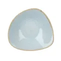 Churchill Stonecast Triangle Bowl Duck Egg Blue 265mm - Image 1