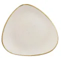 Churchill Stonecast Triangle Plates Barley White 305mm (6 Pack) - Image 1
