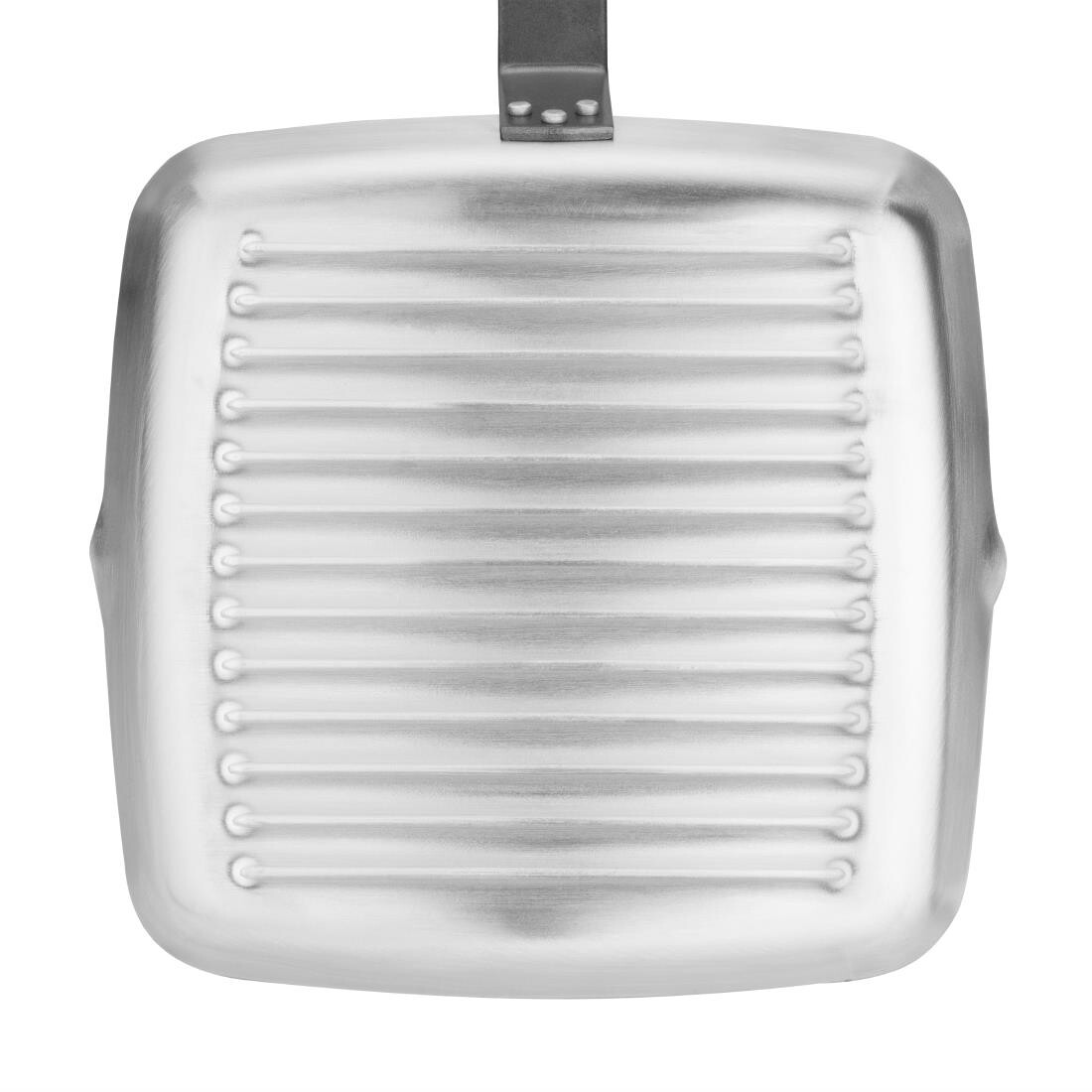 Vogue Square Non Stick Teflon Ribbed Skillet Pan 240mm
