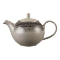 Churchill Studio Prints Homespun Charcoal Black Teapot 426ml 15oz - Image 1