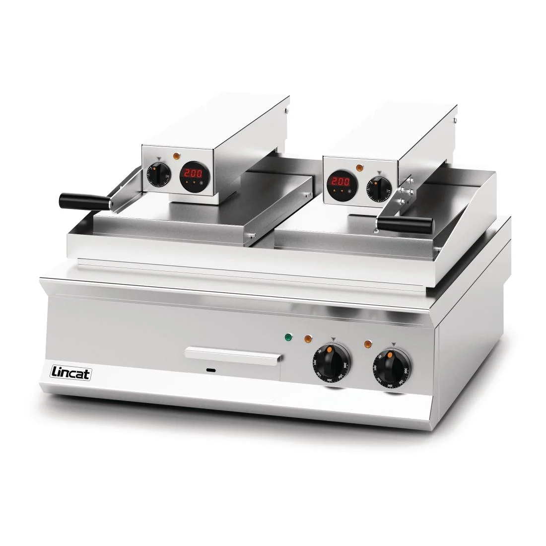 Lincat Opus 800 Half Ribbed Clam Griddle OE8210/FR