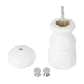 Olympia Salt Or Pepper Grinder White Hevea Wood 125mm - Image 4