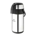 Olympia Pump Action Airpot Etched 'Hot Water' 3Ltr - Image 1