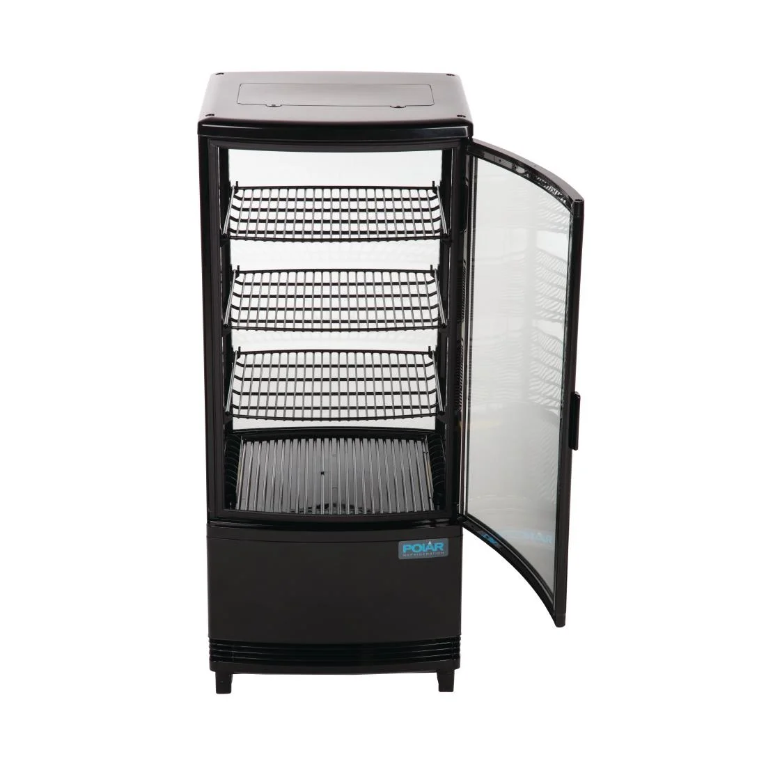 Polar C-Series Energy Efficient Curved Door Display Fridge Black 86Ltr - Image 14